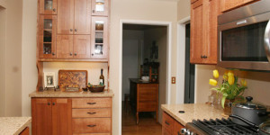 Custom Hardwood Kitchen Cabinets